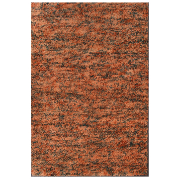 Nabi Modern Shag Hand Woven Orange Wool Rug 6' x 9'