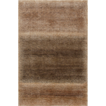 ABC Gabbeh Beige Gabbeh Wool Rug 4' x 6'