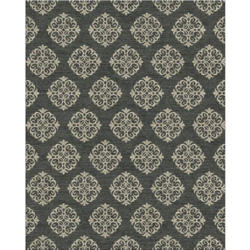 Empire Scroll  Rug - Charcoal   