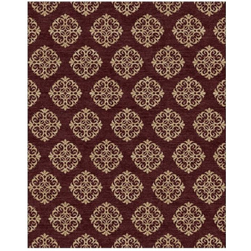 Empire Scroll  Rug - Saffron   