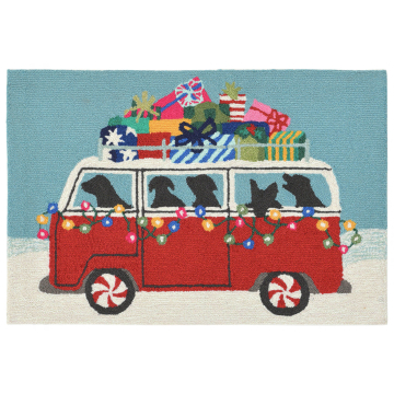 Liora Manne Frontporch Happy Howlidays Indoor/Outdoor Rug